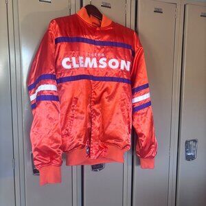 Franchise Vintage Clemson Tigers Jacket Mens size small NCAA Officially Licensed